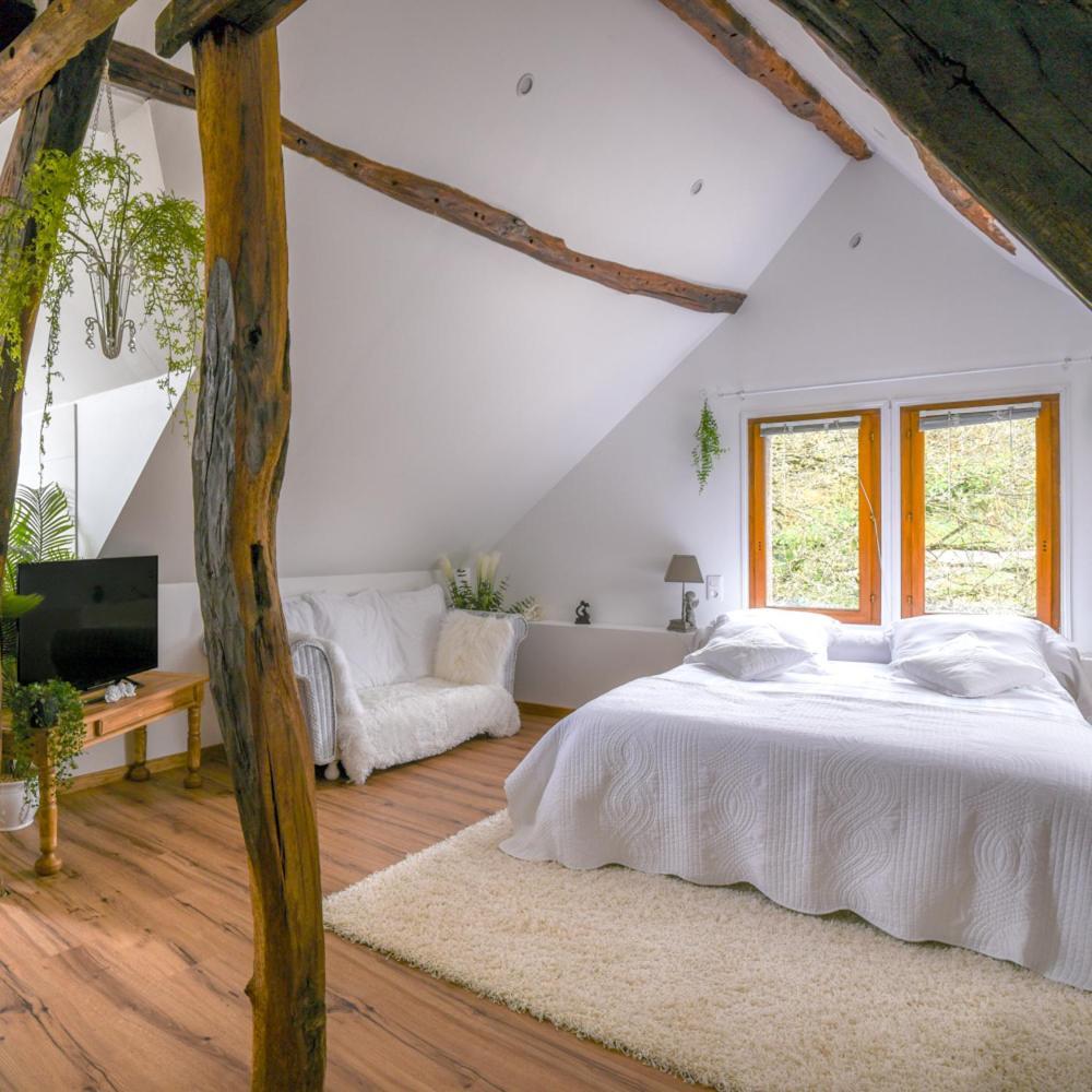 Bed and Breakfast Le Moulin Des Roses Neslette Zimmer foto